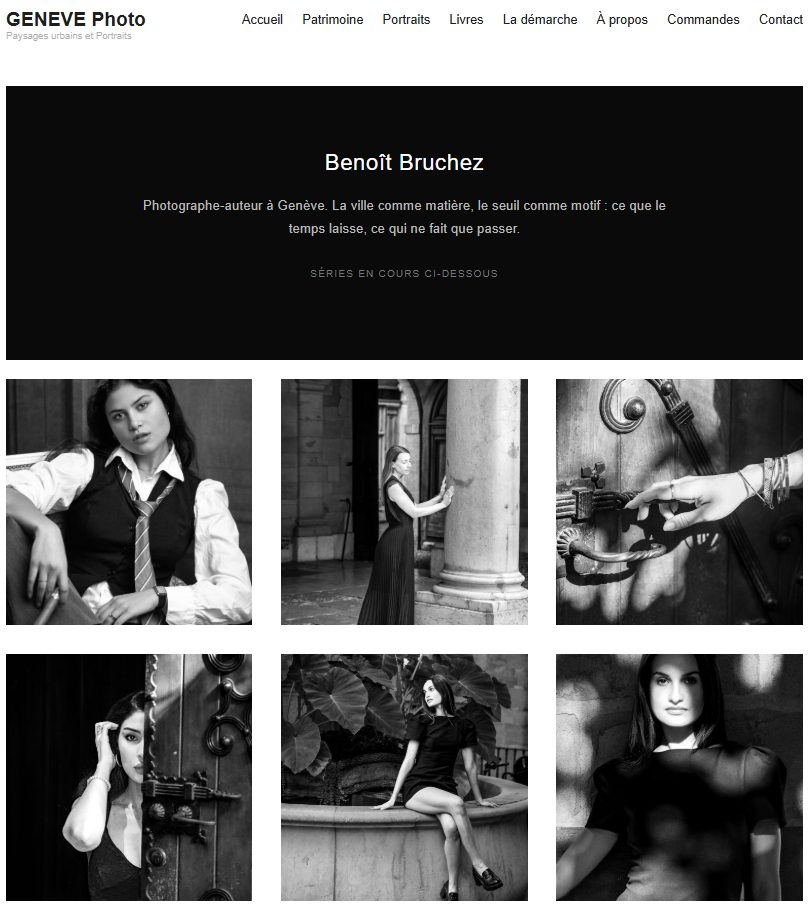 Page d'accueil de geneve.photo